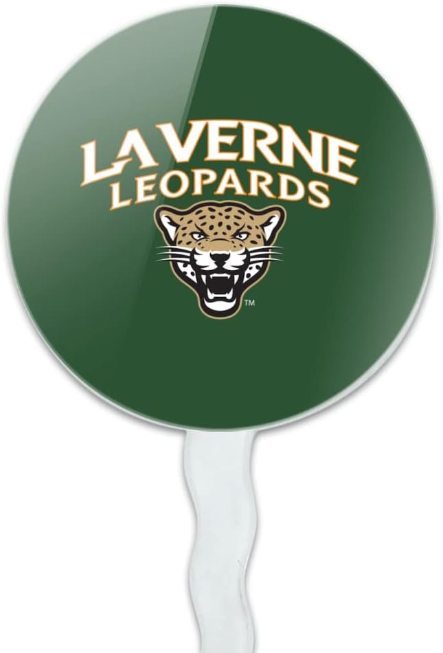 University of La Verne Primary Logo Cupcake Picks Toppers Decoration Set of 6
