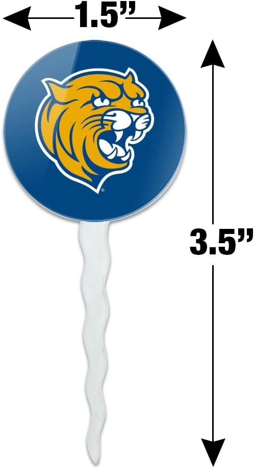 Johnson & Wales University Primary Logo Cupcake Picks Toppers Decoration Set of 6