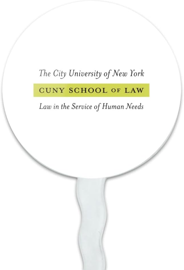 CUNY School of Law Primary Logo Cupcake Picks Toppers Decoration Set of 6