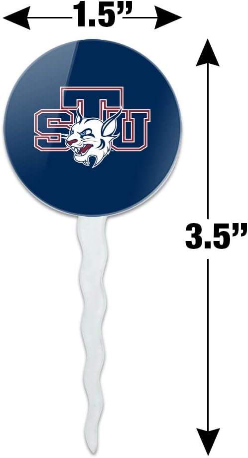 St. Thomas University Primary Logo Cupcake Picks Toppers Decoration Set of 6