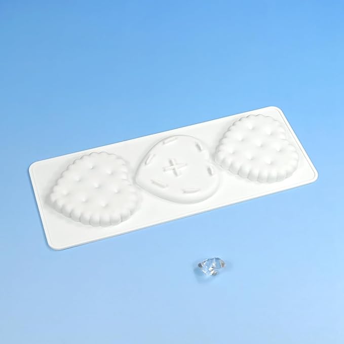 mostsom Silicone Mold Mousse Molds Love Heart Shaped Cookie Mousse Cake Silicone Molds Soap Mold DIY Chocolate Dessert Mold Pudding Jelly Kitchen Baking Tools (D_ Love Heart)