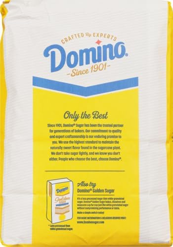 Domino Sugar, Granulated, 10 lb Resealable Plastic Bag, 2 Pack