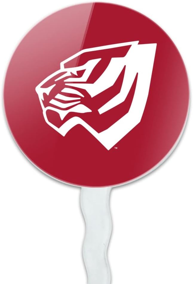 University of West Alabama Primary Logo Cupcake Picks Toppers Decoration Set of 6
