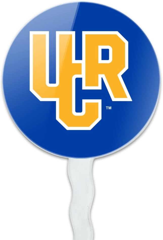 University of California, Riverside Primary Logo Cupcake Picks Toppers Decoration Set of 6