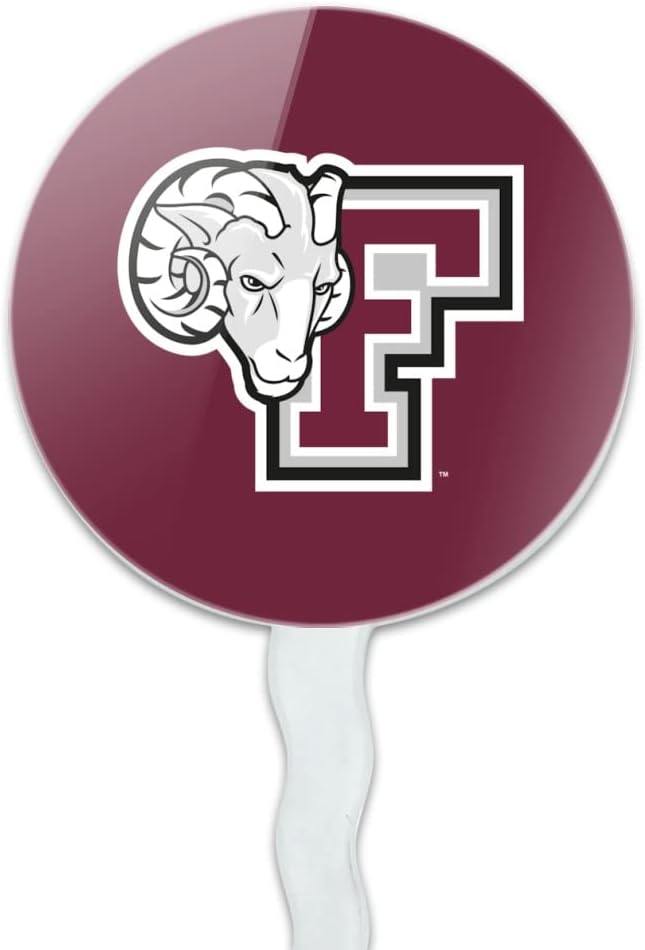 Fordham University Primary Logo Cupcake Picks Toppers Decoration Set of 6