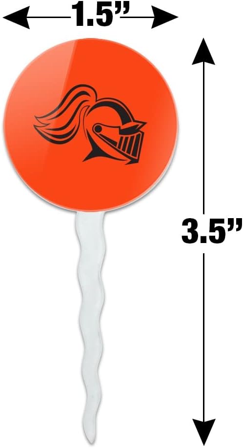 Wartburg College Primary Logo Cupcake Picks Toppers Decoration Set of 6