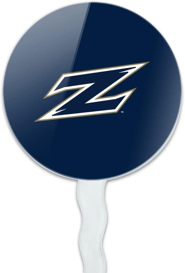 University of Akron Primary Cupcake Picks Toppers Decoration Set of 6