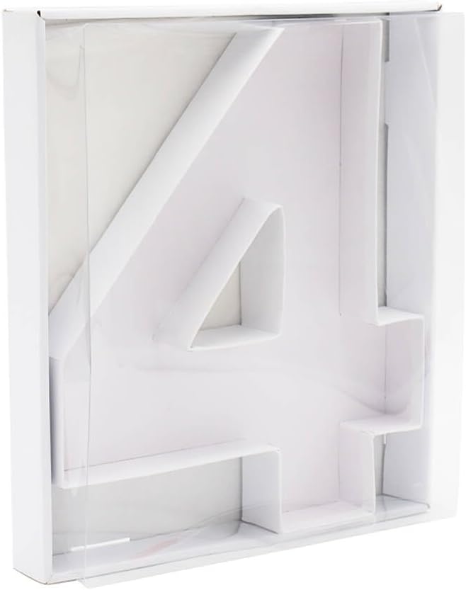 12" Fillable Cardboard Number Charcuterie Gift Cupcake Box With Cover Sweets Packaging (4)