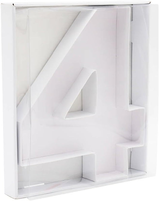 12" Fillable Cardboard Number Charcuterie Gift Cupcake Box With Cover Sweets Packaging (4)