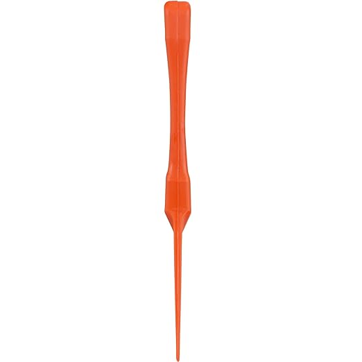 SPARTA Polypropylene Scraper Tool Food Safe Scraper for Removing Caked-On Residue in Commercial Kitchens, Plastic, 7.82 x 3 Inches, Orange