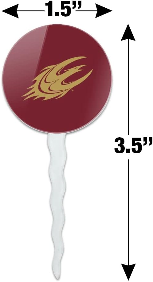 Elon University Primary Logo Cupcake Picks Toppers Decoration Set of 6