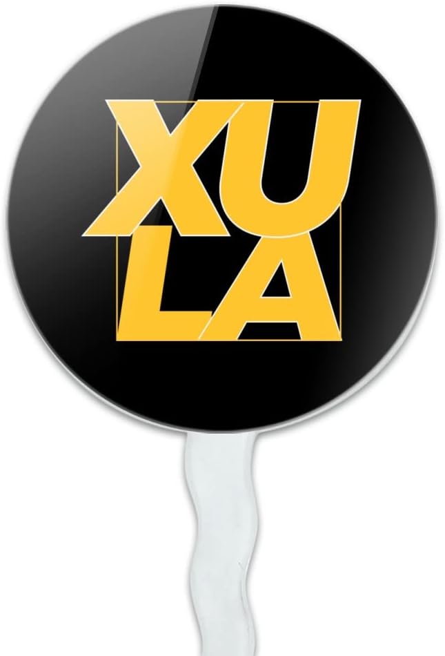 Xavier University of Louisiana Primary Logo Cupcake Picks Toppers Decoration Set of 6