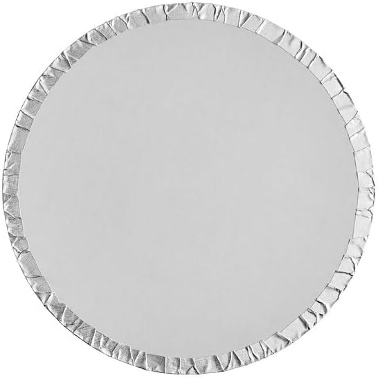 14 Inch Round Silver Cake Drum, 1/2 Inch Thick Corrugated Cardboard, Grease-Resistant, 12 per Case
