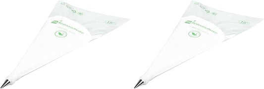 Restaurantware Pastry Tek Leaf Icing Tip 1 Reusable Piping Tip - #349 Dent-Resistant Stainless Steel Decorating Cake Tip Dishwasher-Safe Decorate Cupcakes Cakes or Cookies (Pack of 2)