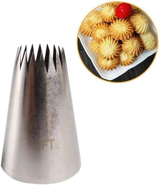 Cake Decorating Icing Tips Set, Crumb Coat Piping Tips, Professional Decorating Tools (#9FT)