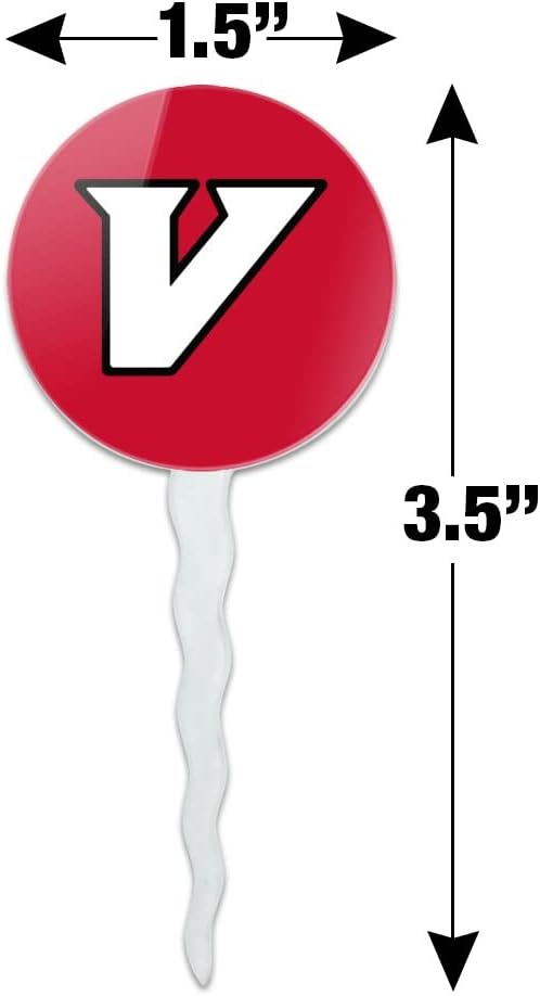 University of Virginia's College at Wise Primary Logo Cupcake Picks Toppers Decoration Set of 6