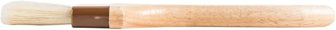 Betolla 2-Inch Pastry Brush – Natural Boar Bristle Basting & Marinade Brush with Lacquered Hardwood Handle for Cooking, BBQ, and Baking