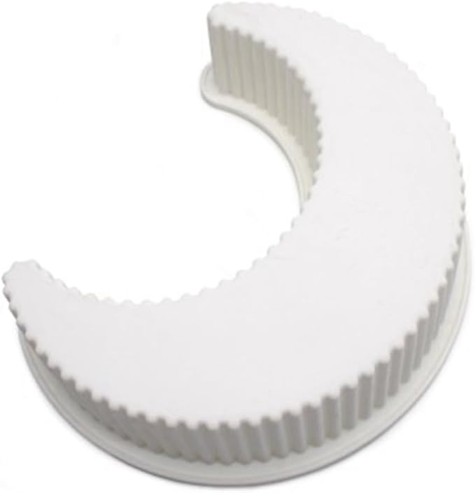 mostsom Silicone Moon Shape Pan Silicone Cupcake Pan Nonstick Silicone Molds Great for Making Muffin Cakes,Bread, Tart Baking Accessory (Moon A_10X2.2 inch)