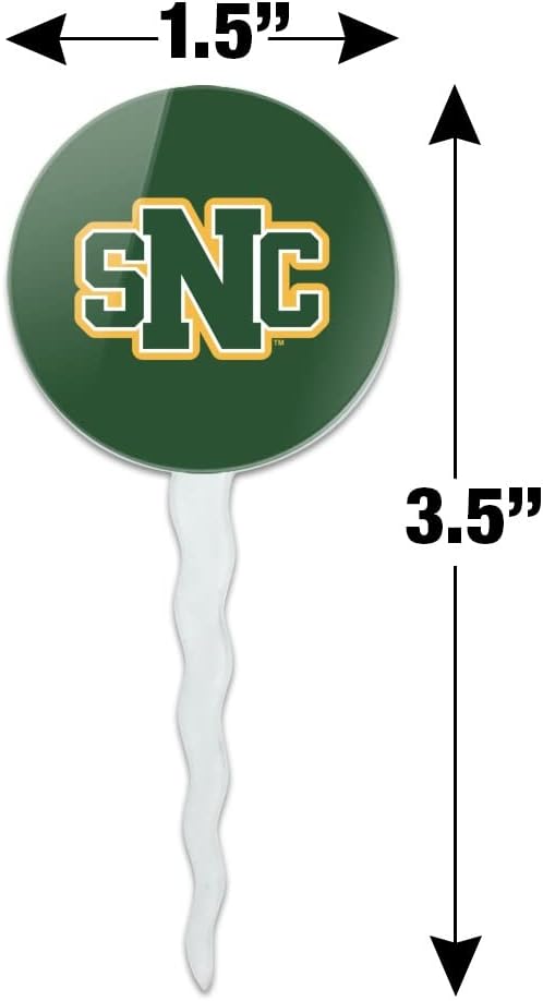 St. Norbert College Primary Logo Cupcake Picks Toppers Decoration Set of 6
