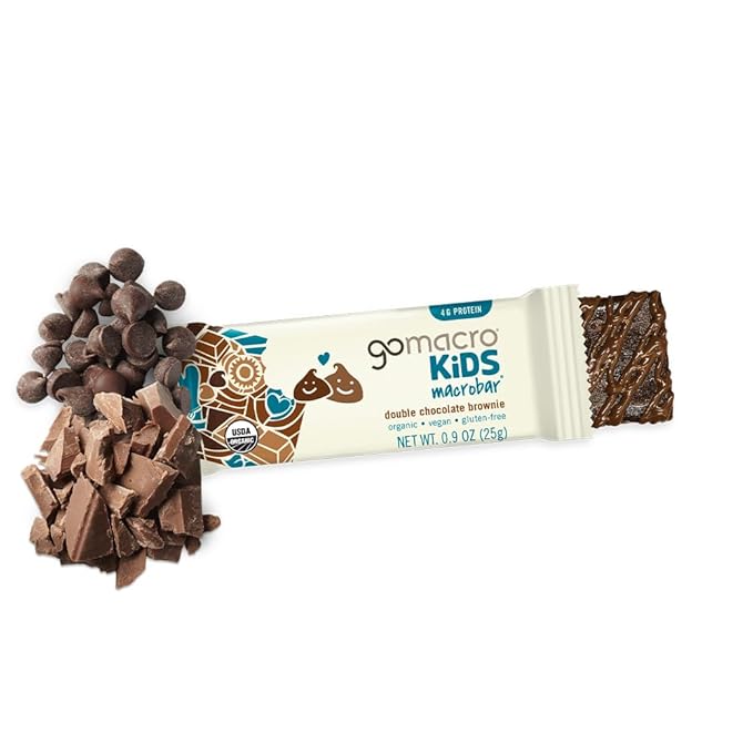 GoMacro MacroBar Organic Vegan Protein Bars - Mint Chocolate Chip & Oatmeal Chocolate Chip (2.3 Ounce Bars, 12 Count) (Pack of 2)