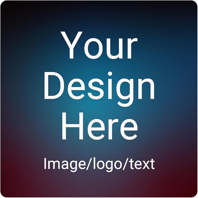 100,150PCS Custom Stickers for Business Logo Personalized Labels with Any Image Logo and Text Customized Stickers for Thank You Business (Rounded Square)