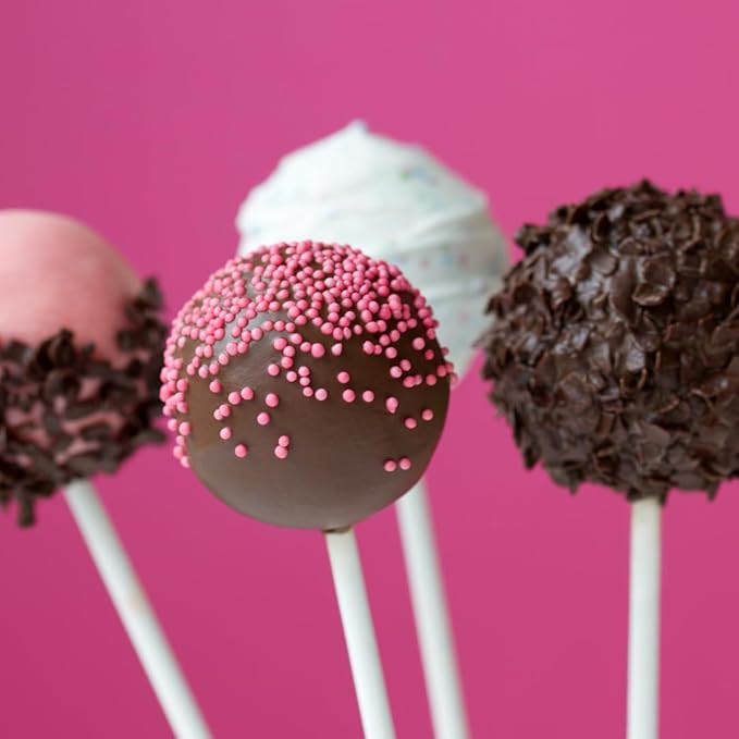 GranAroma Pink Nonpareils, 1 lb, Decorative Sprinkles, Cakes & Cookies, Bakery Staple