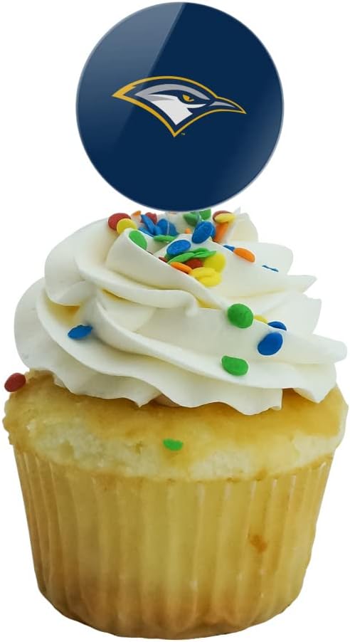 University of Tennessee at Chattanooga Primary Logo Cupcake Picks Toppers Decoration Set of 6