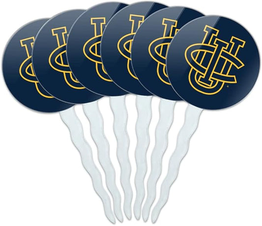 GRAPHICS & MORE UC Irvine Primary Logo Cupcake Picks Toppers Decoration Set of 6