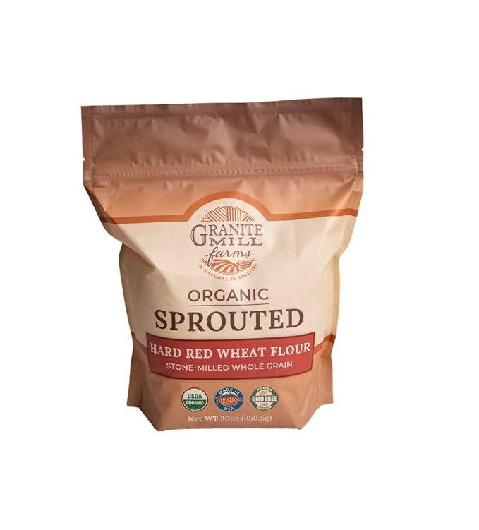 Granite Mill Farms Sprouted Organic Hard Red Wheat Flour, 30 oz