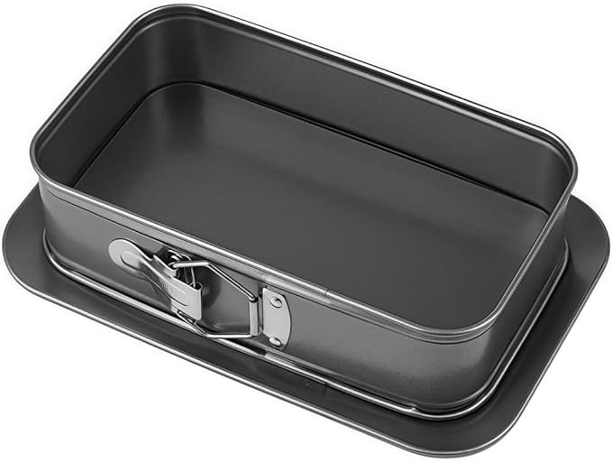 Springform Cake Pan, Non-stick Cheesecake Pan, Rectangle Cake Pan With Removable Bottom, Ice Cream Cake Bakeware, Trays Cheesecake Tin Rectangular