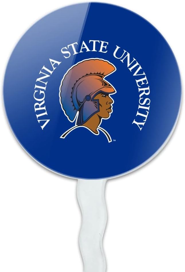 Virginia State University Primary Logo Cupcake Picks Toppers Decoration Set of 6