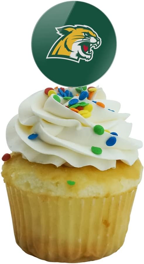 Northern Michigan Primary Logo Cupcake Picks Toppers Decoration Set of 6