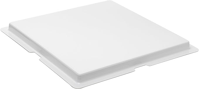 Restaurantware Sweet Vision 8.5 Inch x 6.75 Inch Transparent Cake Boxes 10 Grease Resistant Base Clear Cake Boxes - Red Lid Red Ribbon Plastic Birthday Cake Boxes For Weddings Or Birthdays