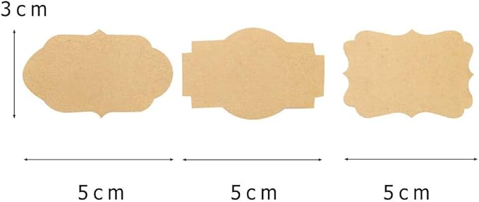 300 Pcs Gift Tags Stickers Name Labels Stickers, Self-Adhesive Handmade Bottle All-Purpose Jar Labels for Presents Christmas Decoration Jars Food Craft
