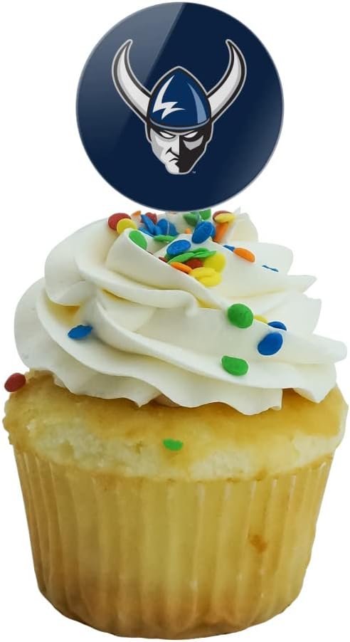 Western Washington University Primary Logo Cupcake Picks Toppers Decoration Set of 6