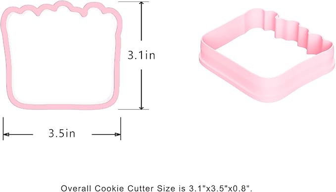 Cookie Cutter and Stencil Set Bundle Kit PYO Cookies Paint Your Own Diy Bakery Fondant Sugar Happy Birthday Wedding Baby Candle Kids Painting Coloring Pages Comb (Birthday Candles)