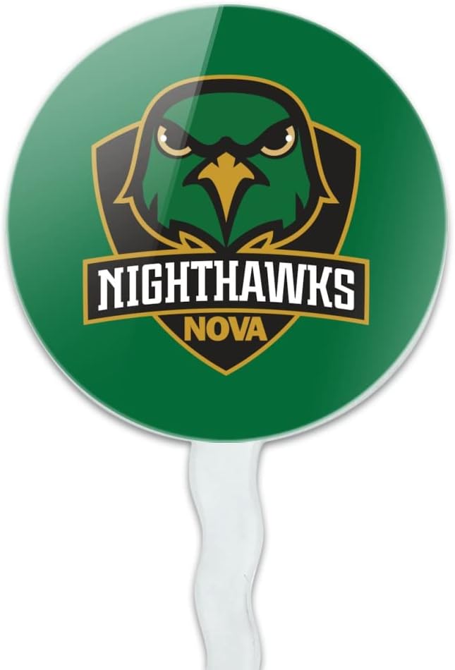 GRAPHICS & MORE Northern Virginia Community College Primary Logo Cupcake Picks Toppers Decoration Set of 6