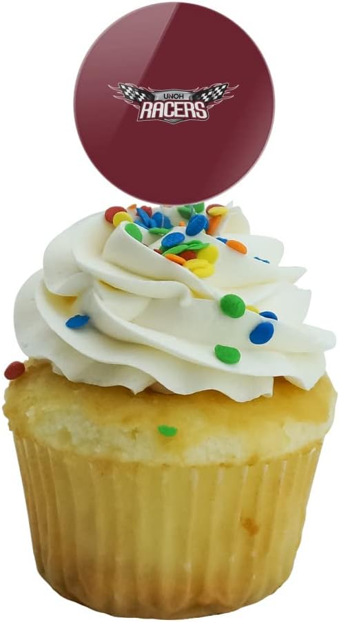 University of Northwestern Ohio Primary Logo Cupcake Picks Toppers Decoration Set of 6