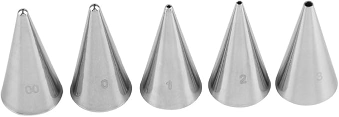 FantasyDay Cake Decorating Set, 7 Pieces Stainless Steel Icing Piping Nozzles Tips Kit - Christmas Holiday Birthday Anniversary Wedding Cupcakes Cakes Cookies Dessert Candy Pastry DIY Making Tools #6