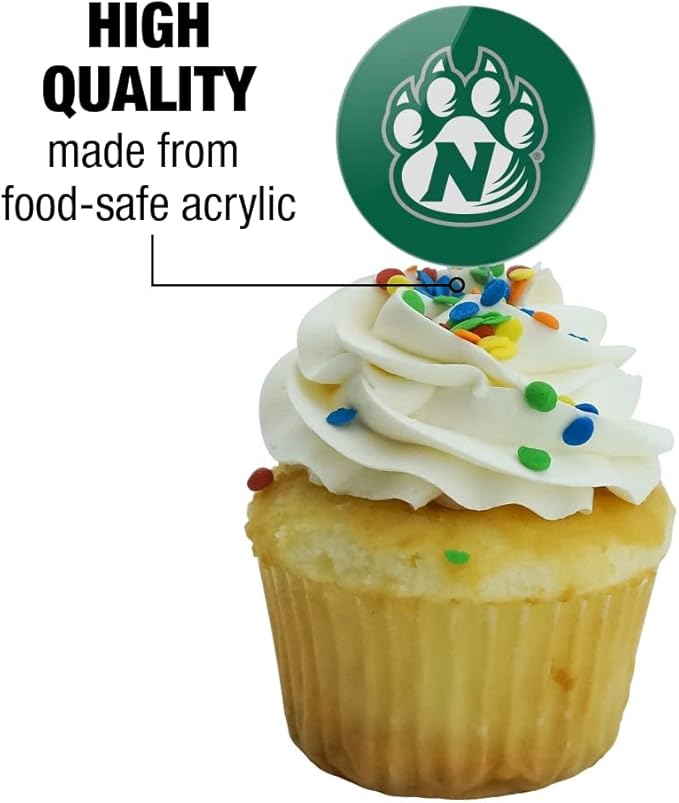 NW Missouri Sate Primary Logo Cupcake Picks Toppers Decoration Set of 6