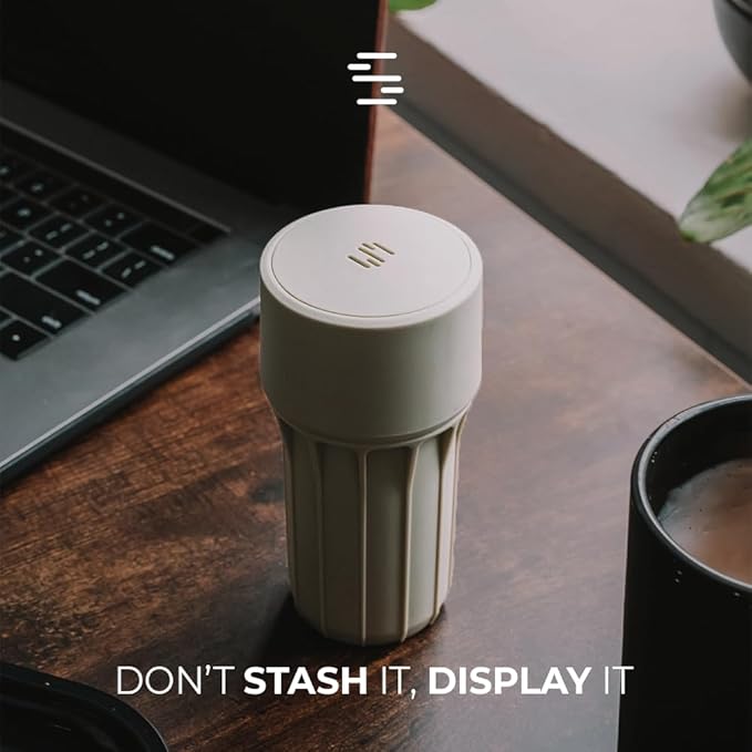Staze Preserve Vacuum Sealed Storage Jars (148ml) | Patented Smell Proof Containers | Herb Storage & Food Storage Container with Protection - (Foam)