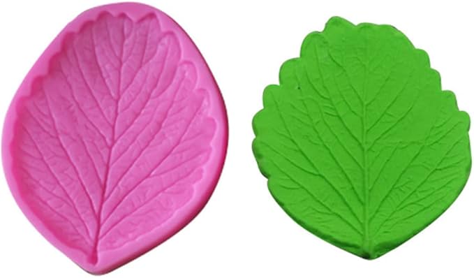 Leaf Silicone Mold Rose Flower Fondant Molds DIY Cake Decorating Tools Sugarcraft Candy Resin Clay Chocolate Gumpaste Moulds (6PCS/lot)