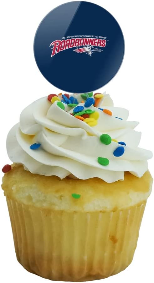 Metro State Primary Logo Cupcake Picks Toppers Decoration Set of 6
