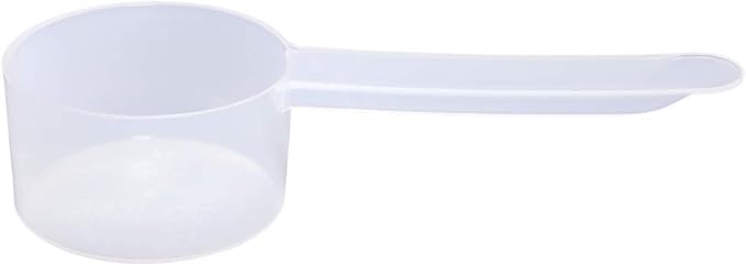 Plastic Measuring Scoop, 1.5 Tablespoon (23 cc | 23 mL) Long Handle Spoons for Powders, Granules, Coffee, Pet Food, Baking Supplies, Protein and Other Dry Goods, BPA Free (Set of 100)