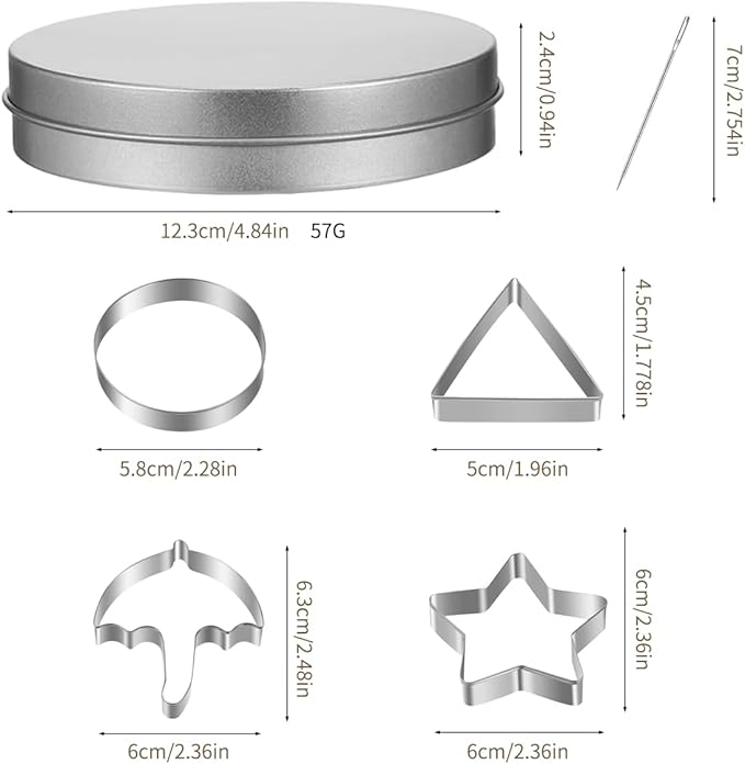 Dalgona Candy Mold Kit | Stainless Steel Cookie Cutters Biscuit Mold,Chocolate Mold,Cookie Cutter,Sugar Biscuit Kit, DIY Sugar Cookie Mold Set for Halloween Party, Korean Drama Baking Supplie (13 Set)