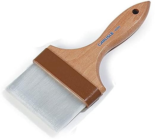 SPARTA 4039900 Nylon Wide Brush, Flat With Nylon Bristles, 4 Inches, Brown, (Pack of 12)