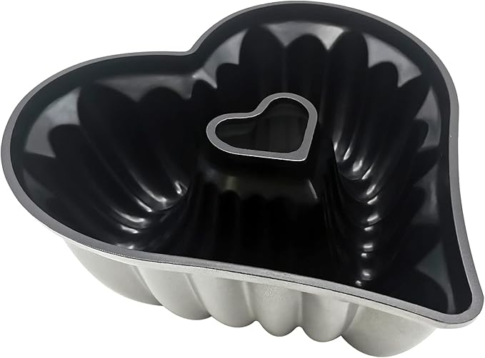 Charlotte Cake Mold Aluminium Kitchen Accessories Decoration Christmas Wedding Family 3D Charlotte Cake Pan (Love heart shape)