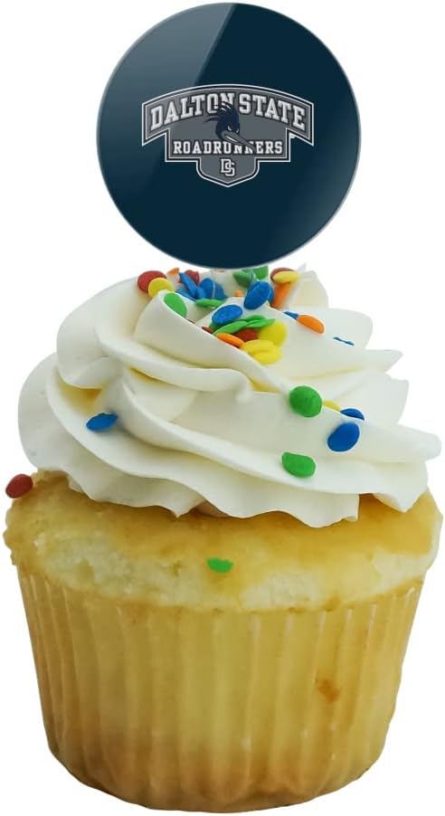 Dalton State College Primary Logo Cupcake Picks Toppers Decoration Set of 6