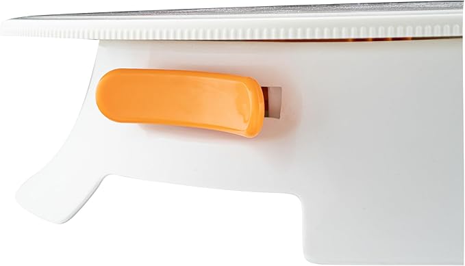 Restaurantware Pastry Tek 12 Inch Cake Turntable 1 Sturdy Rotating Cake Stand - Non-Slip Base With Locking Switch White Plastic Spinning Cake Stand For Decorating Cakes Cupcakes or Pastries