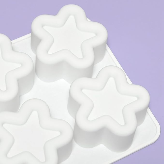 mostsom Star Shaped Mousse Silicone Molds Chocolate Cake Mould Dessert Baking Form Cake Decorating Tools (C_ Star)